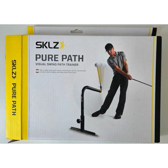 SKLZ Pure Path Visual Swing Path Trainer Golfers Path Finder Gold Practice - Picture 1 of 4